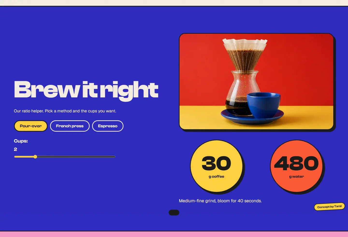 Another section from the Ombrelo Coffee concept